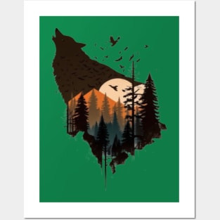 The outdoors is calling, Go Outside, hiking, nature, camping, outdoors, Posters and Art